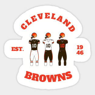 Cleveland Browns/Pittsburgh Steelers Sticker